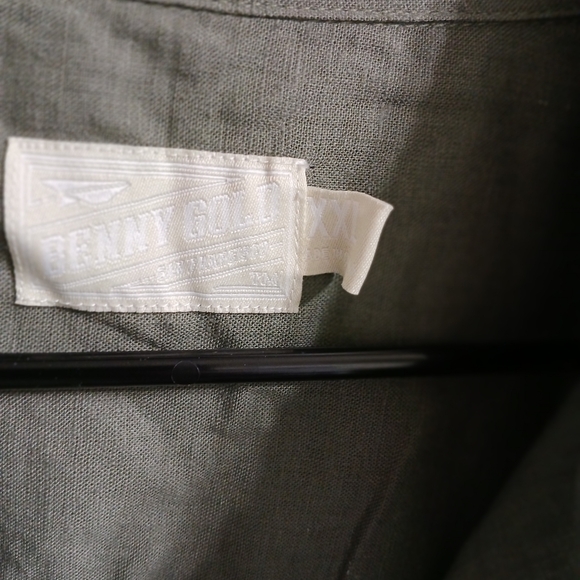 Benny Gold Linen Blend button Down XXL - Picture 3 of 4